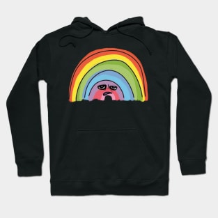 Rainbow But Tired Hoodie